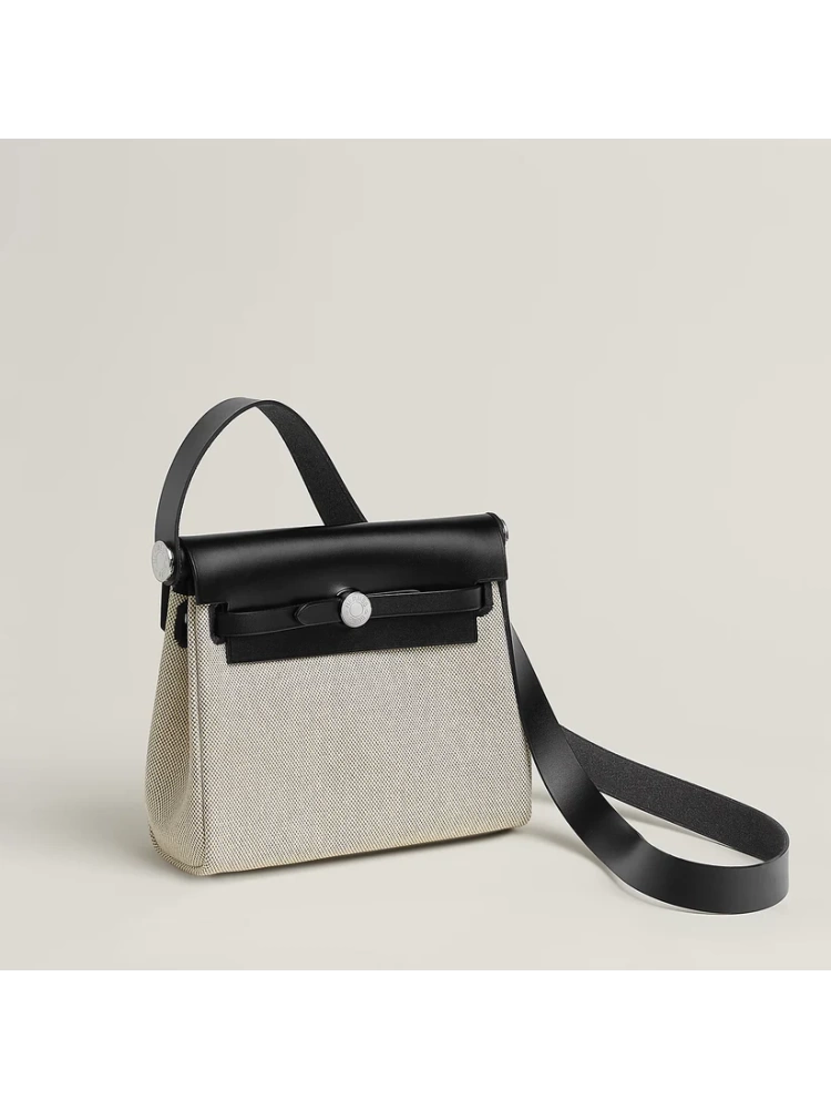 MINI HERBAG Ecru/Amande/Black PHW