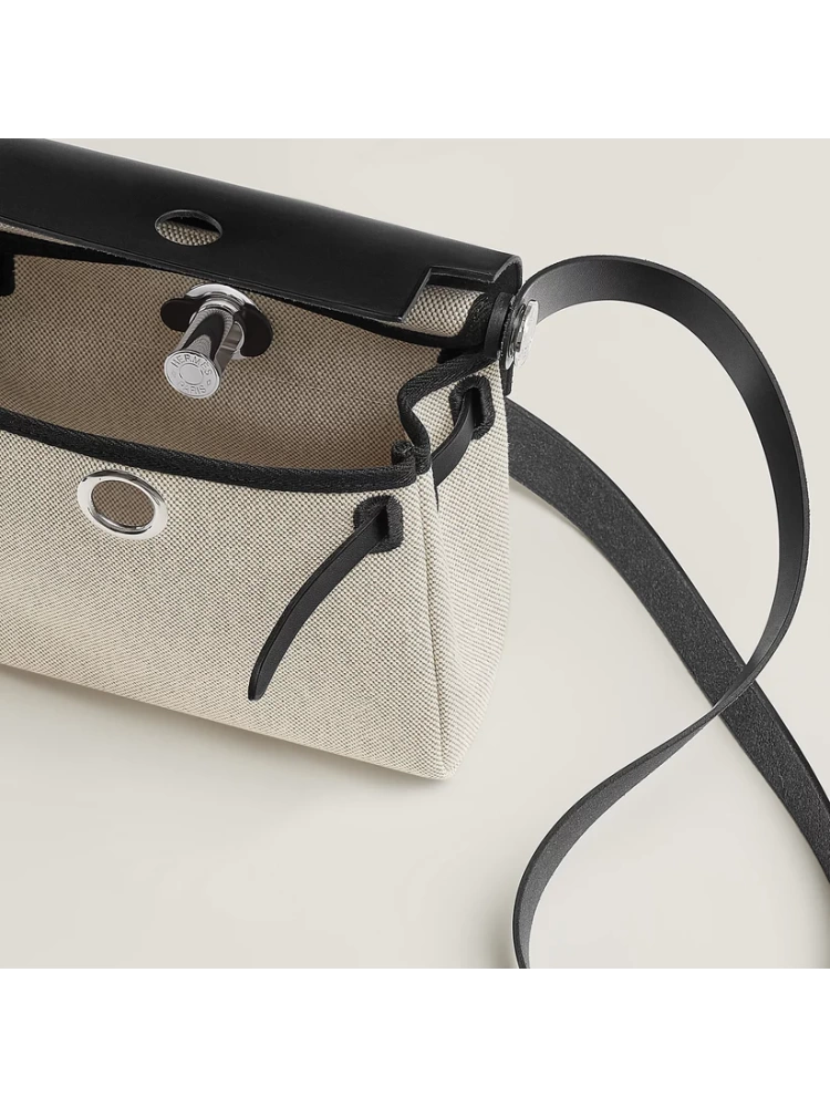 MINI HERBAG Ecru/Amande/Black PHW