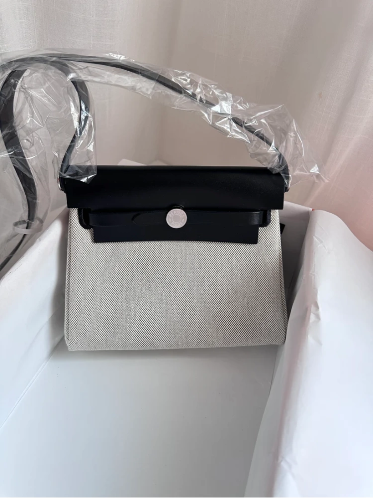 MINI HERBAG Ecru/Amande/Black PHW