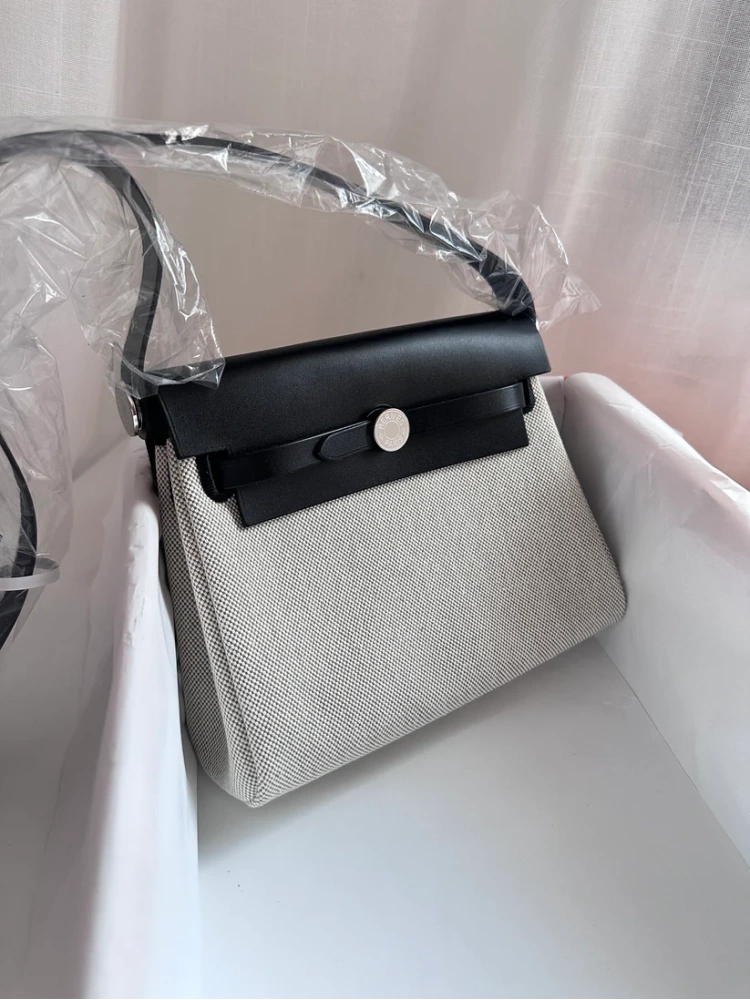 MINI HERBAG Ecru/Amande/Black PHW