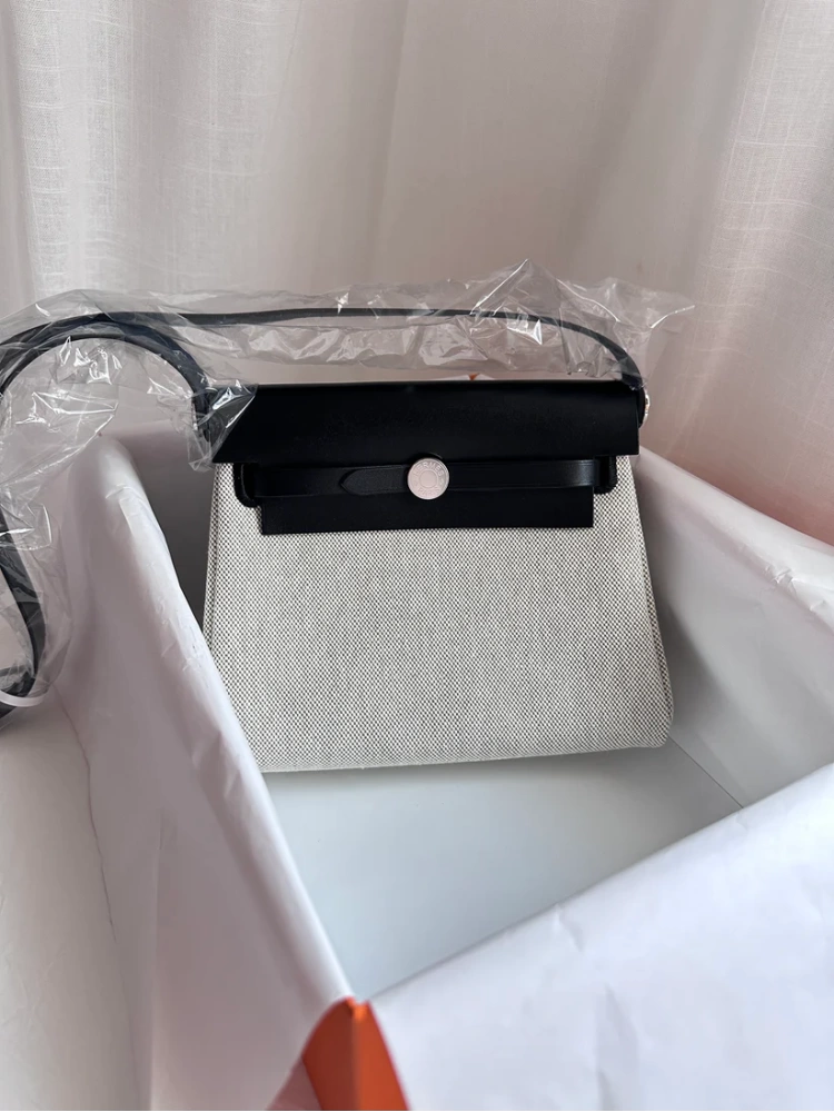 MINI HERBAG Ecru/Amande/Black PHW