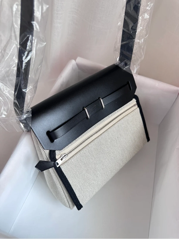 MINI HERBAG Ecru/Amande/Black PHW