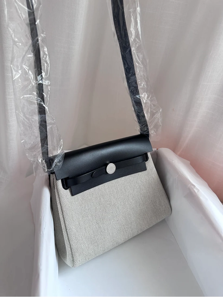 MINI HERBAG Ecru/Amande/Black PHW