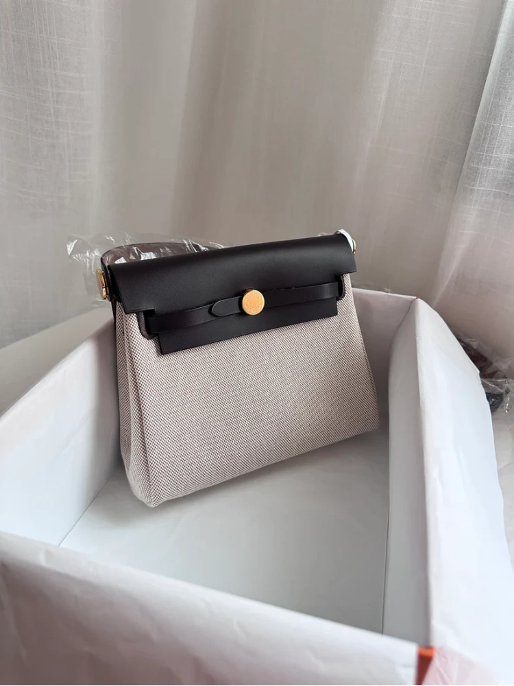 MINI HERBAG Ecru/Beige/Ebene GHW