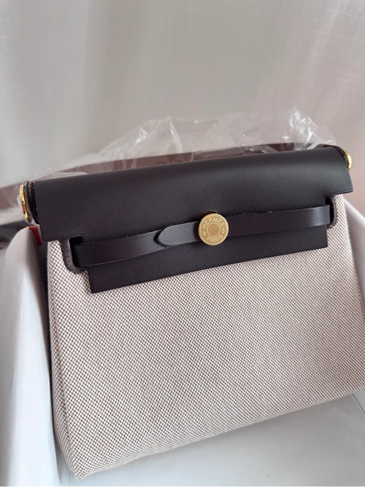 MINI HERBAG Ecru/Beige/Ebene GHW