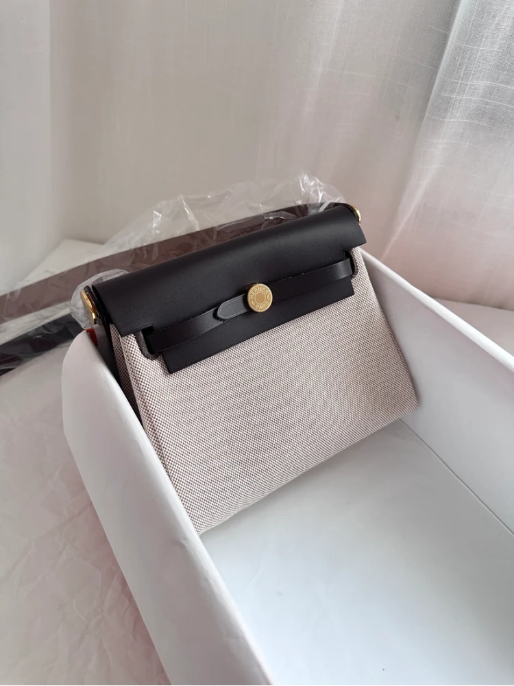 MINI HERBAG Ecru/Beige/Ebene GHW