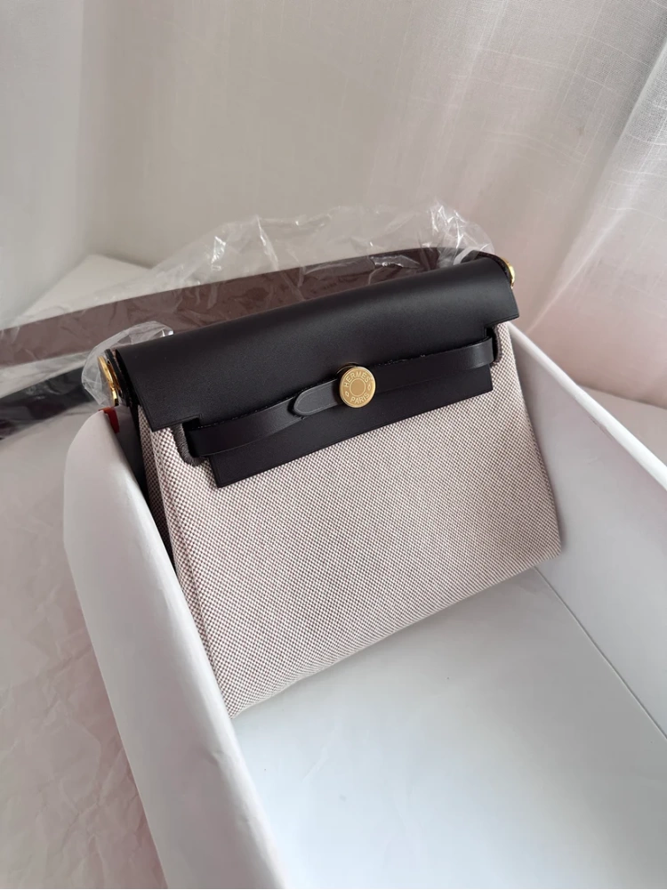 MINI HERBAG Ecru/Beige/Ebene GHW