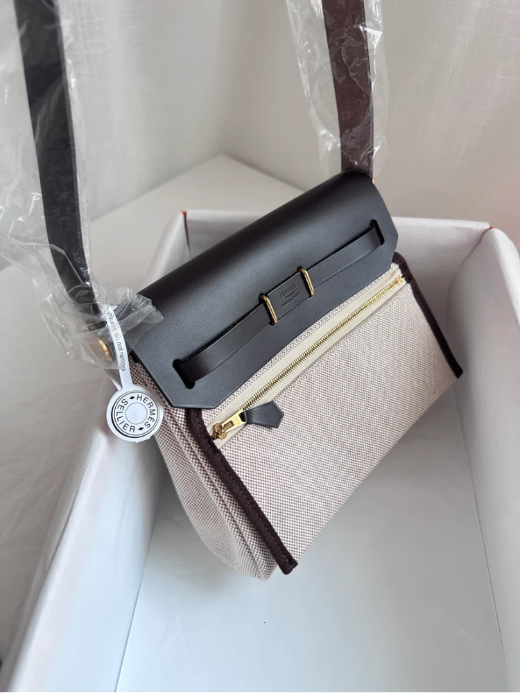 MINI HERBAG Ecru/Beige/Ebene GHW