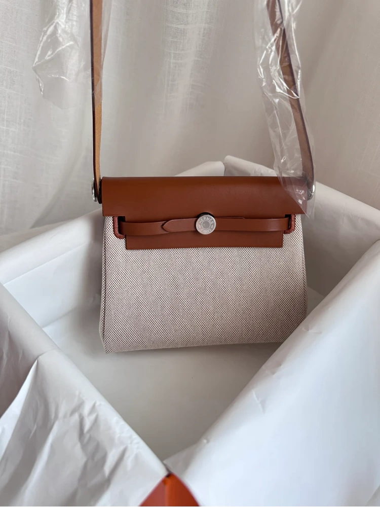 MINI HERBAG Ecru/Beige/Fauve PHW