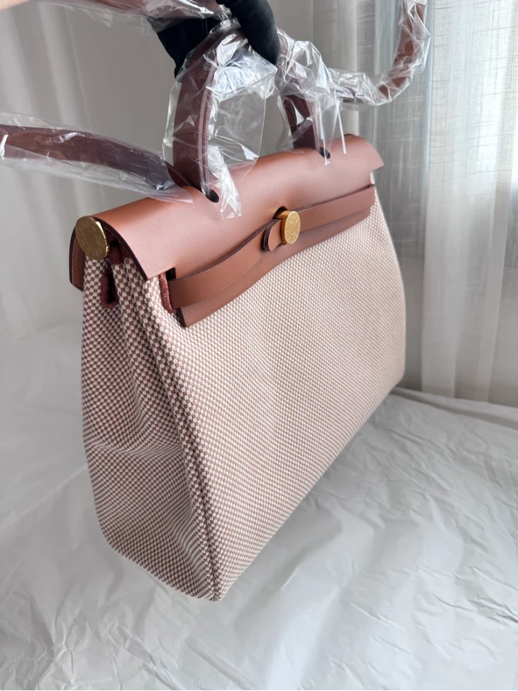 HERBAG 31 Ecru/Beige/Fauve GHW