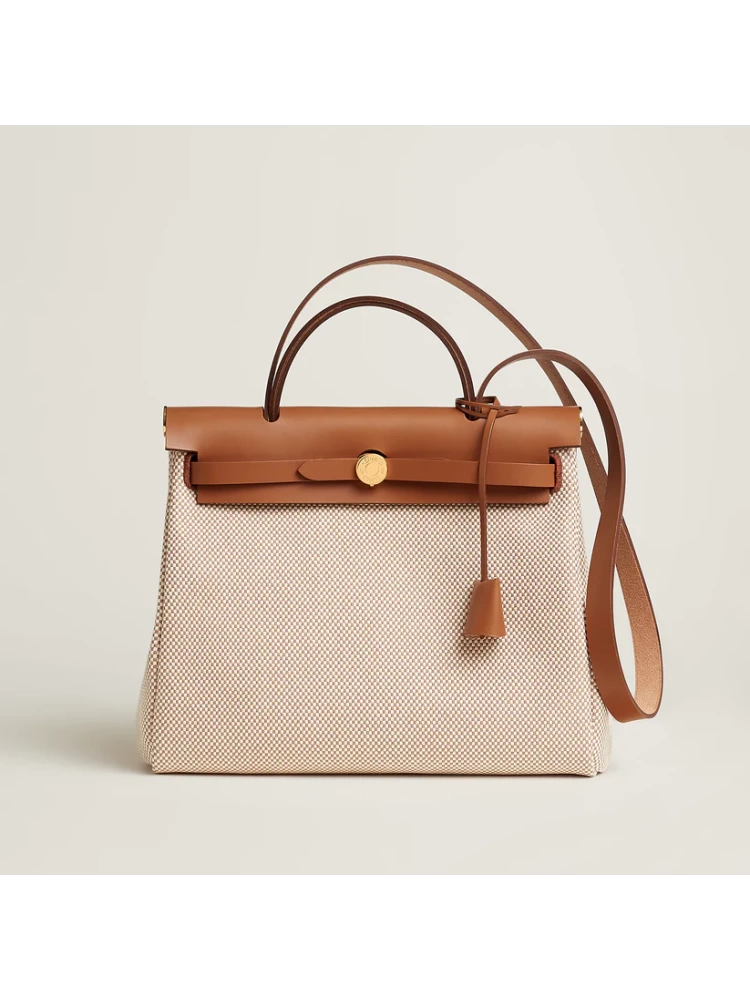 HERBAG 31 Ecru/Beige/Fauve GHW
