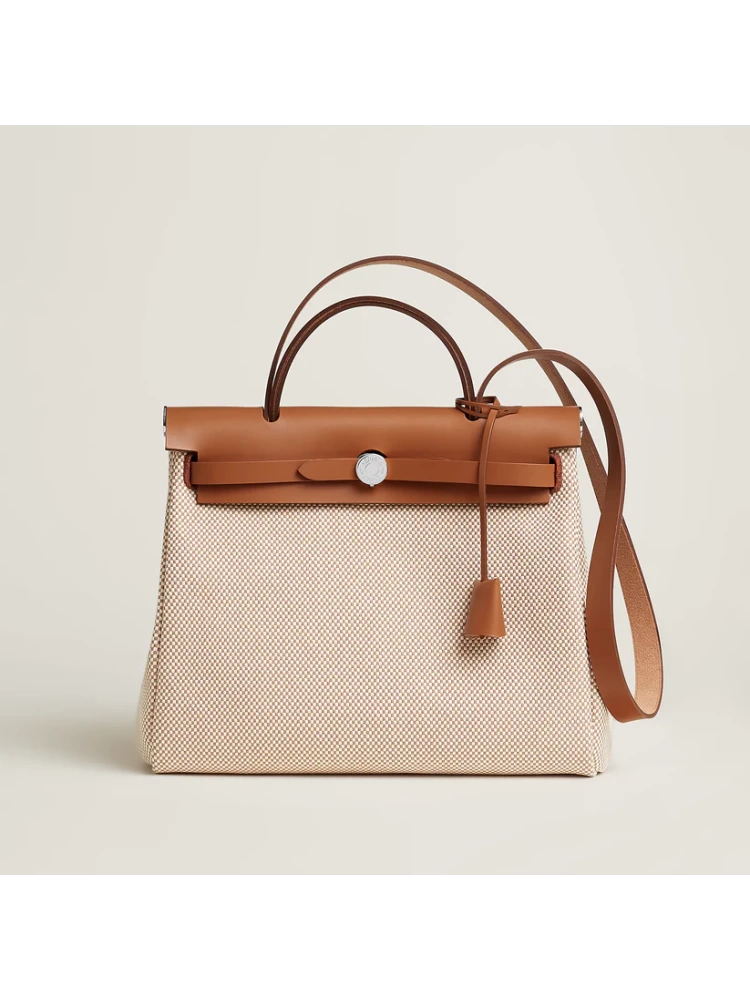 HERBAG 31 Ecru/Beige/Fauve PHW