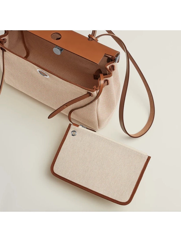 HERBAG 31 Ecru/Beige/Fauve PHW
