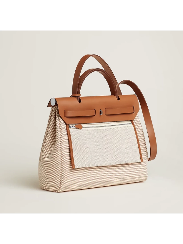 HERBAG 31 Ecru/Beige/Fauve PHW