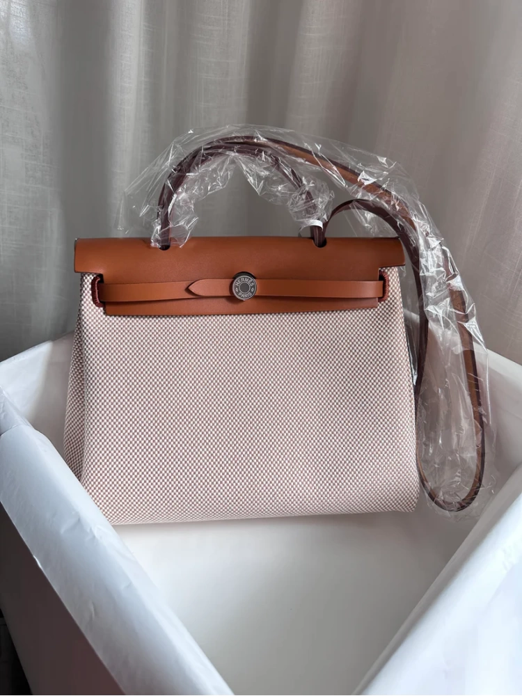 HERBAG 31 Ecru/Beige/Fauve PHW